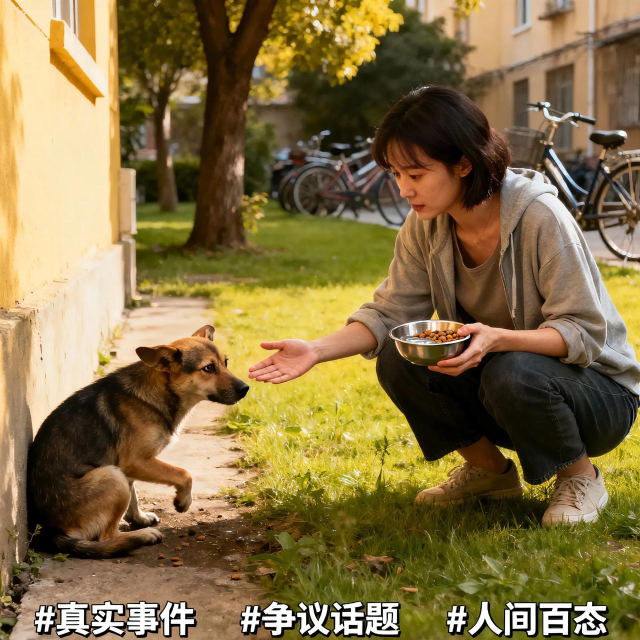 破防了！女子好心喂流浪狗四年，满心以为喂熟了，结果连靠近都难！


女子吐槽自己