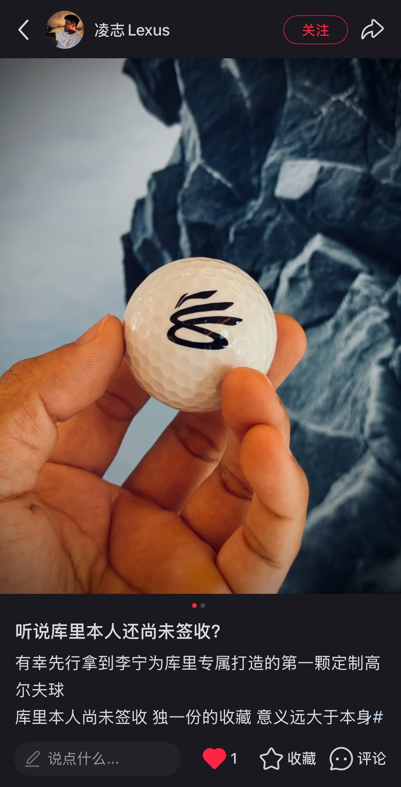 ⛳️季节©️凌志LexusCurrySoleNews库里官宣拥抱李宁库里