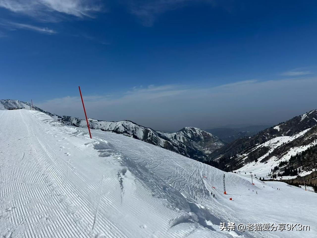 这是哈萨克斯坦的阿拉木图雪山
