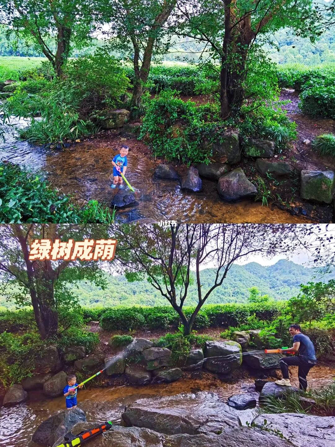 九溪人太多？那就来茶叶博物馆玩水吧