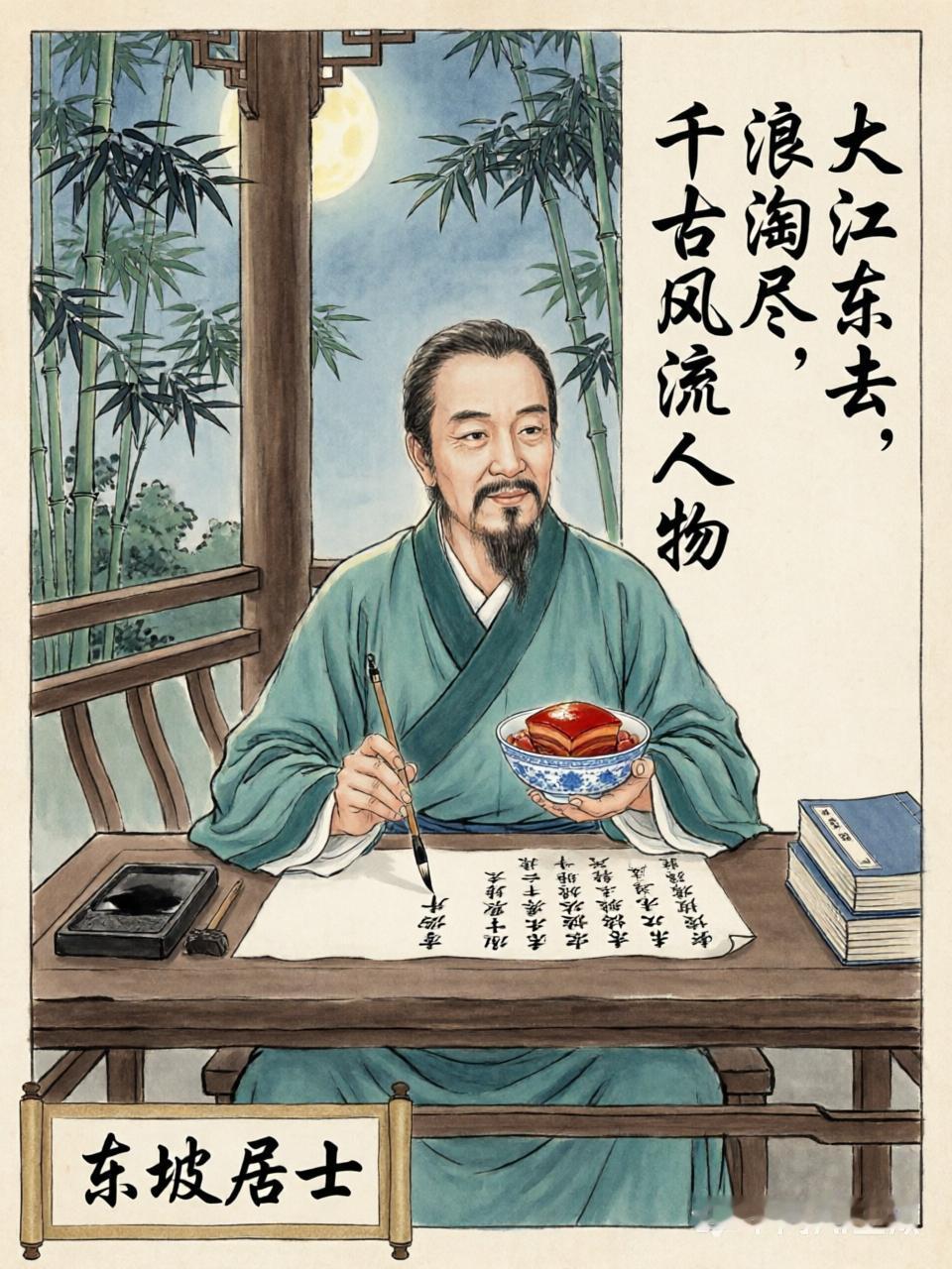 苏轼：大宋第一“吃货博主”的逆袭人生。

家人们，谁懂啊！在大宋那个神仙打架的文