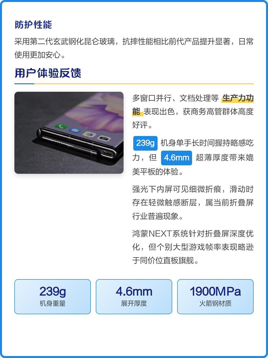 中国超7成折叠屏是华为 当239g的折叠屏能扛住60万次开合，你猜这次把多少黑科
