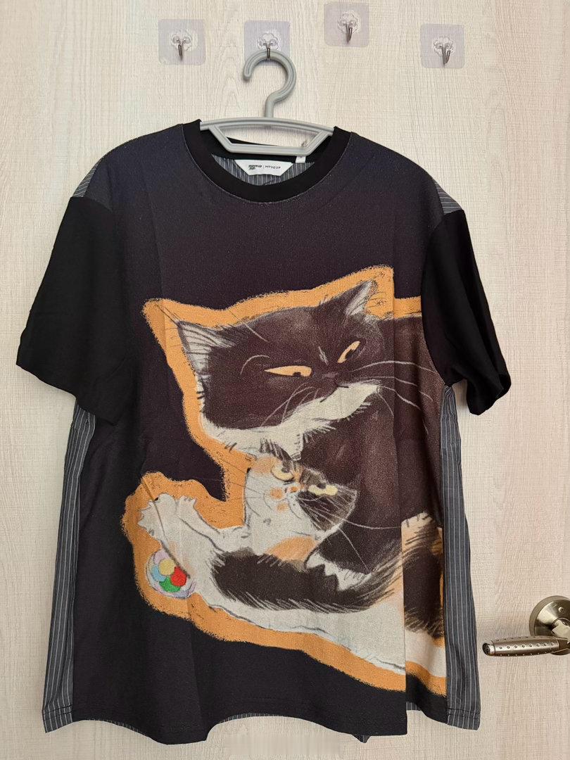北京碎片 你好，我有三件猫衫！第二件真的好像两猫打架🫯 
