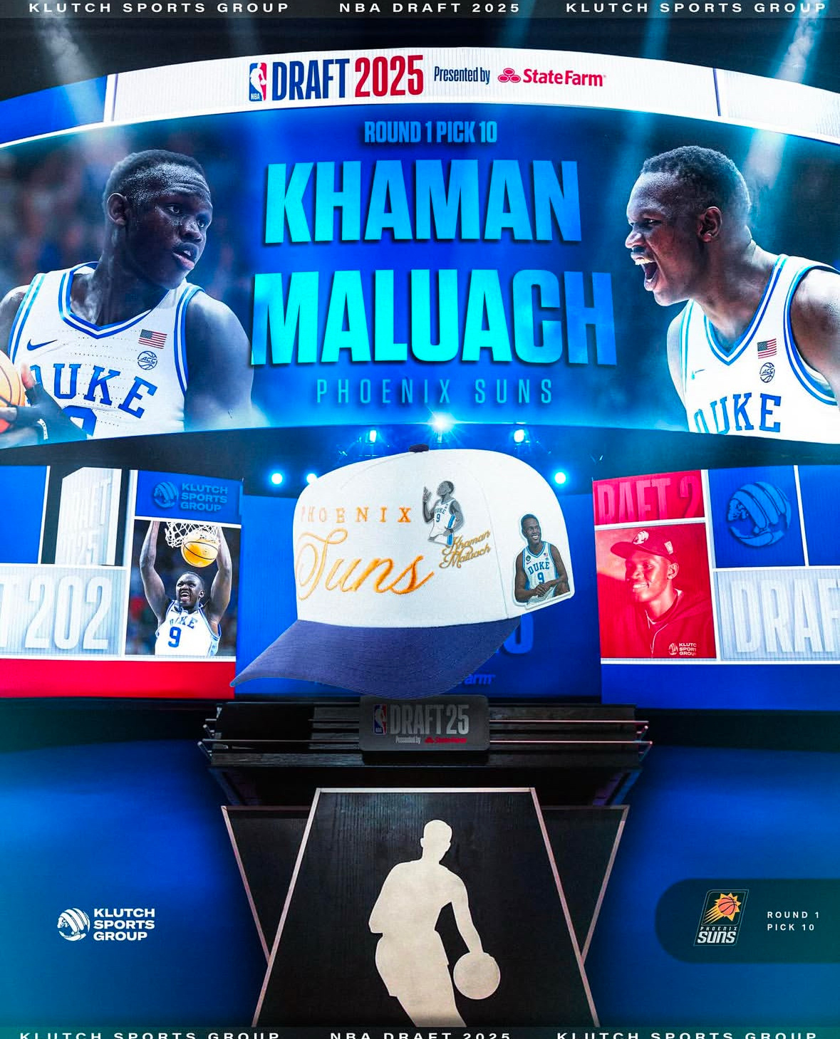 里奇-保罗旗下今年NBA选秀共有6人入选太阳10号签选中马卢阿奇（预测7顺位）开
