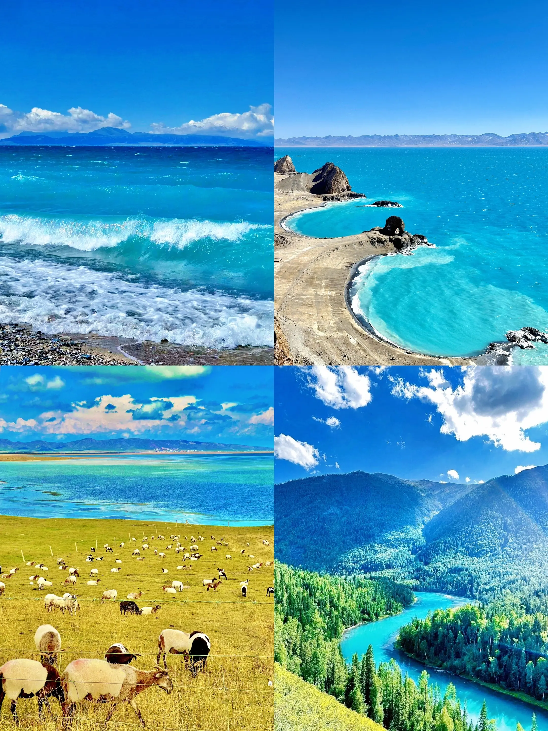 中国绝美的四大湖泊！