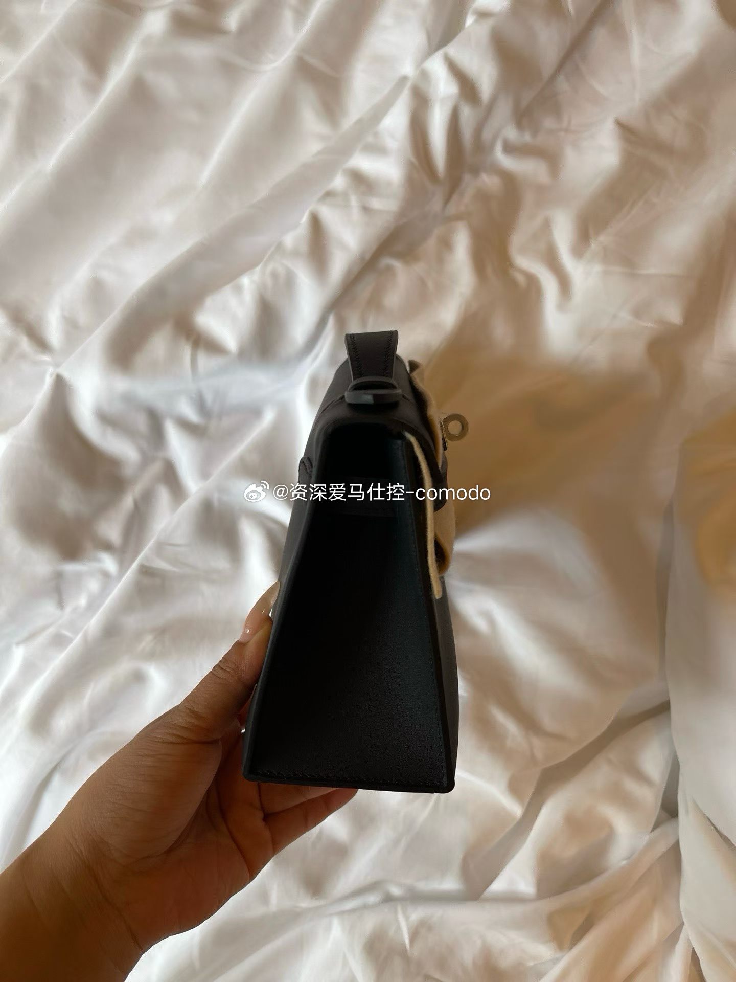 Minikelly一代 swift 皮 黑银爱马仕hermes ​​​