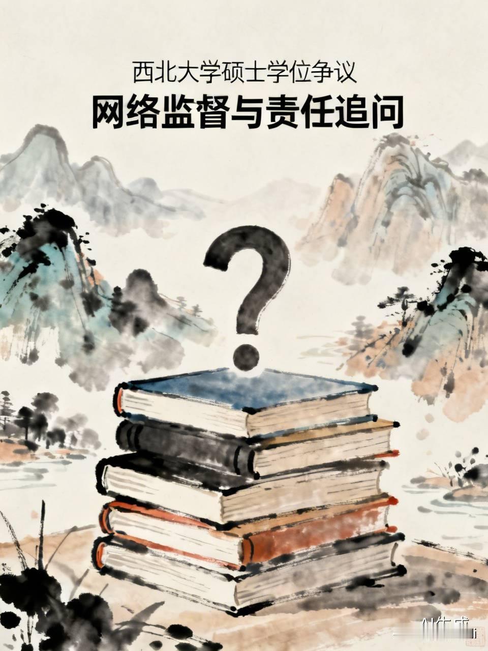 如果没有网络监督，会有今天的结果吗？西北大学如今断臂求生，当初干什么去了？该不该