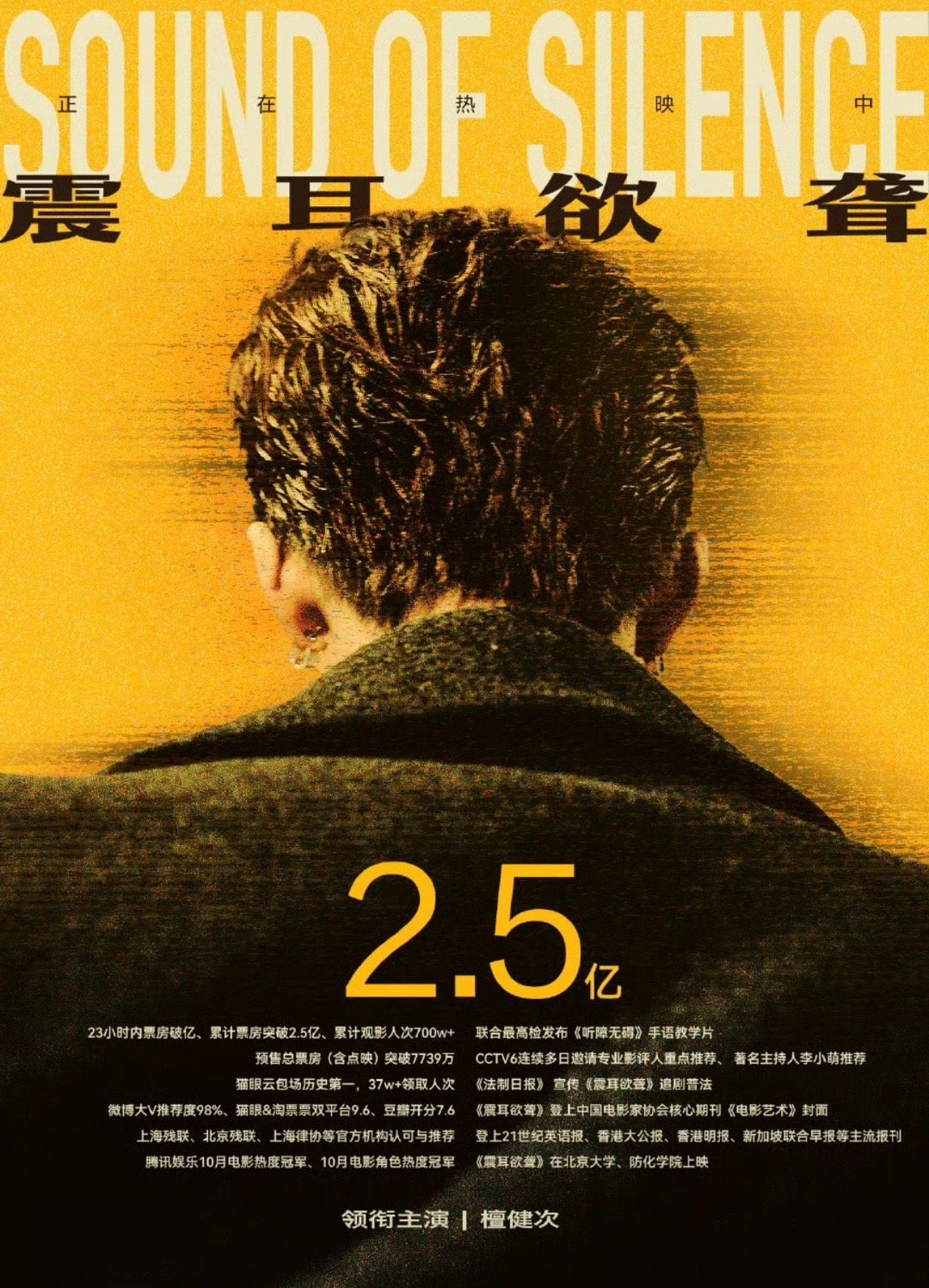 檀健次震耳欲聋电影票房破2.5亿，小成本叫好又叫座，90电影生top来了[666