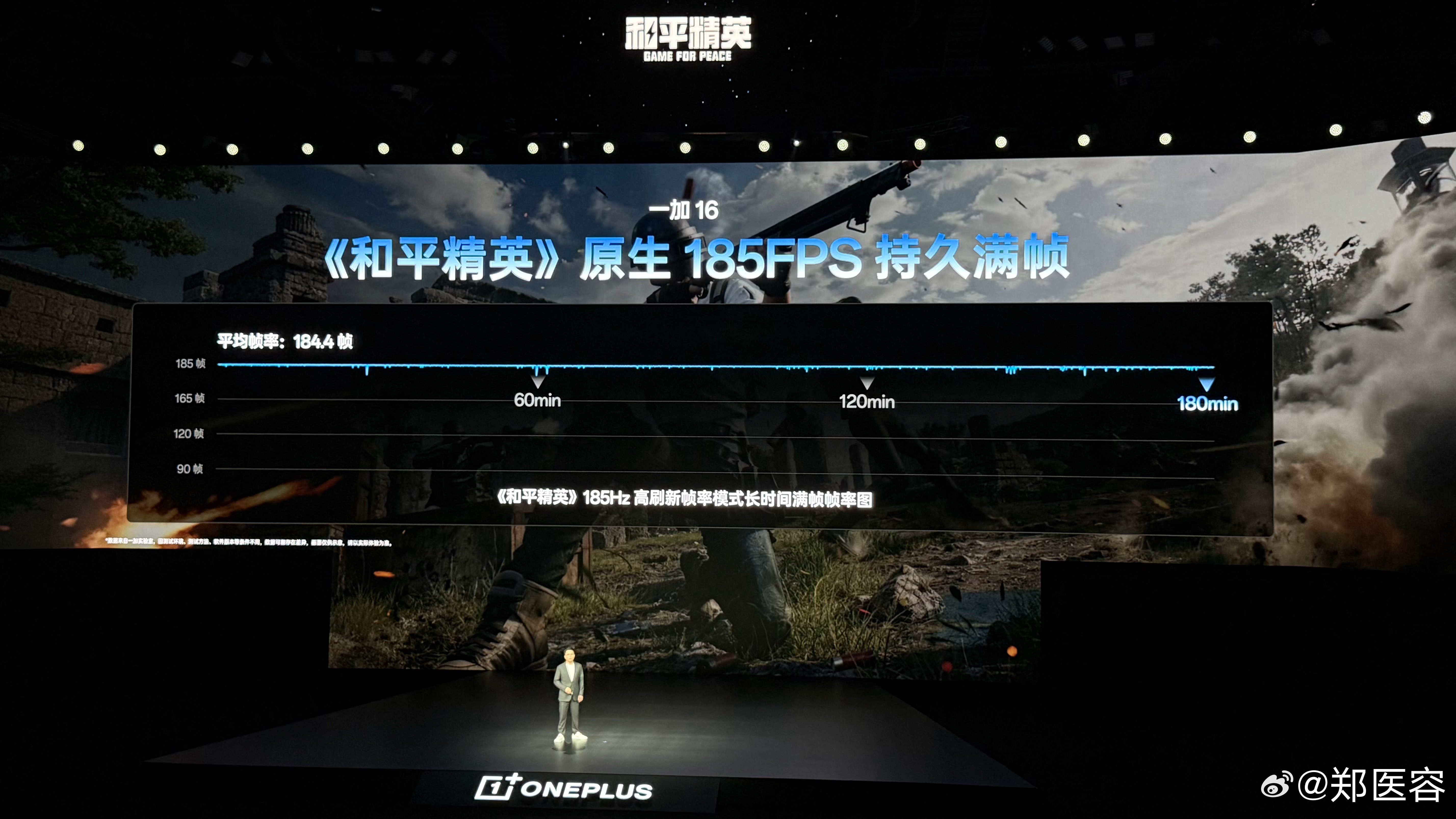 一加16 全球首发 185Hz 极速高刷，将手游帧率再次推向新高度。相较 120