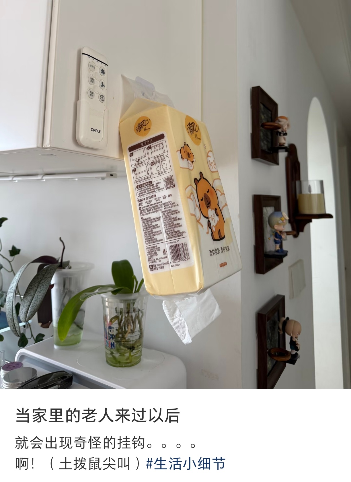 当家里的老人来过以后 ​​​