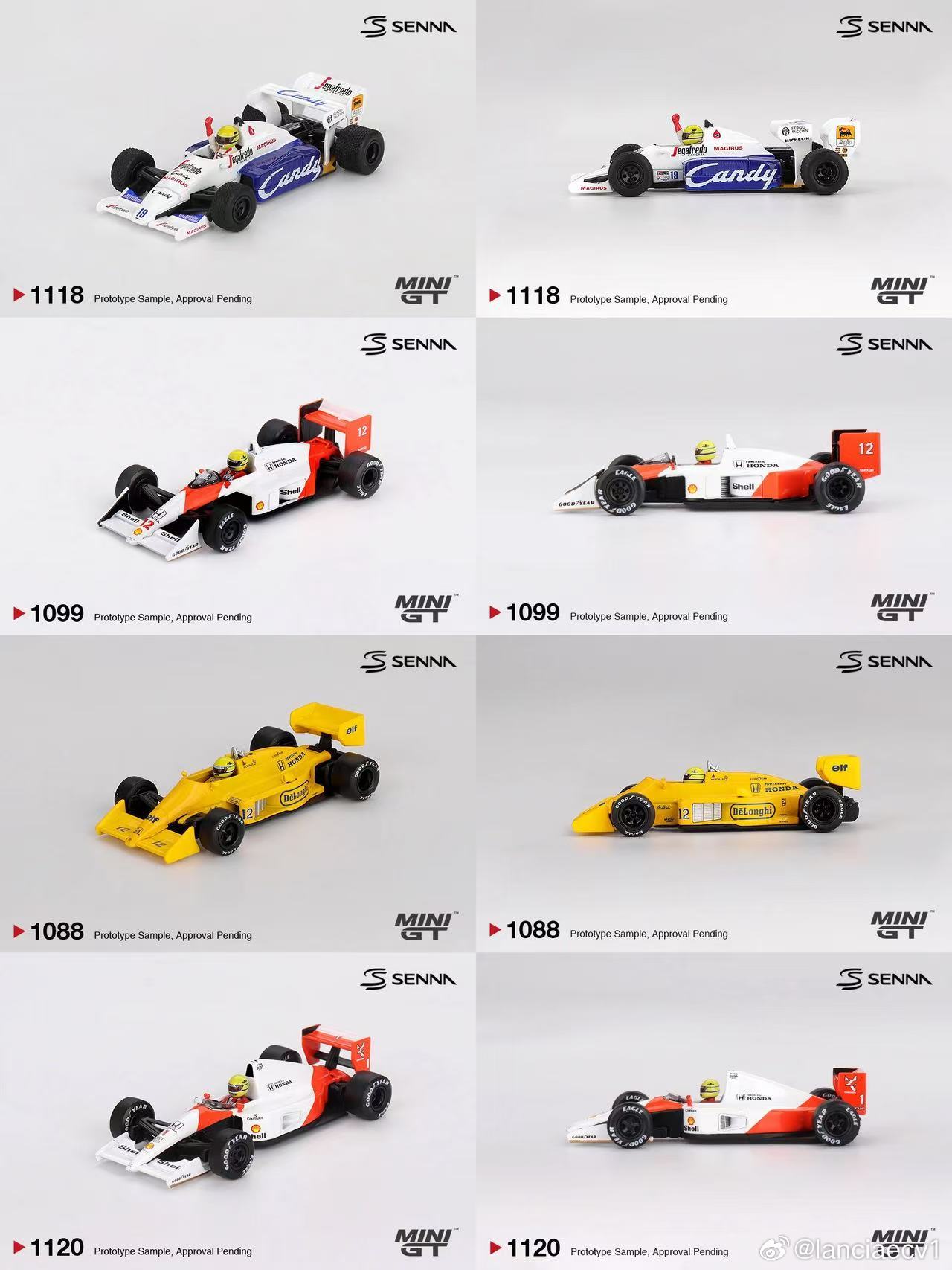 minigt马上要出的塞纳系列一开始我在纠结车号1还是12然后发现12号才是mp