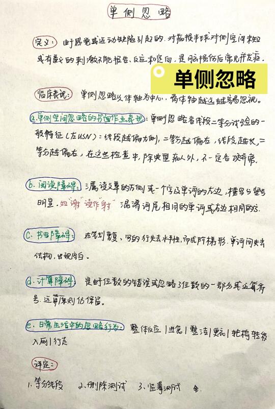 今日学习——单侧忽略