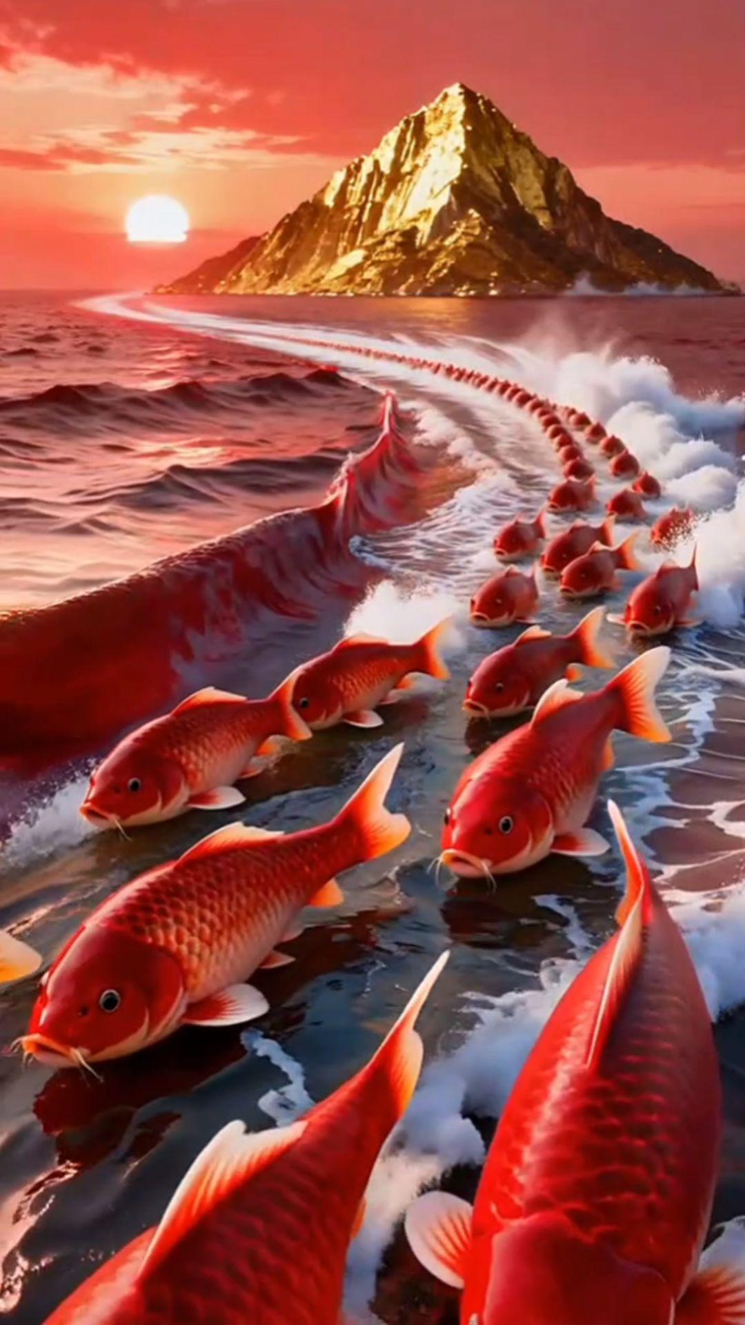 自然奇观难得一见