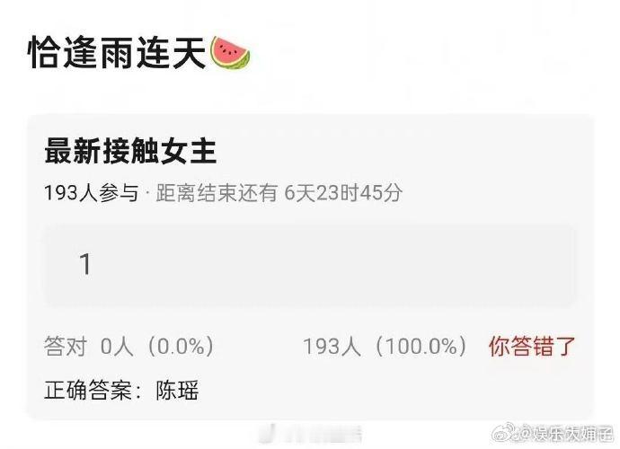 网传恰逢雨连天女主在接触陈瑶网传恰逢雨连天女主接触陈瑶权谋小说《恰逢雨连天》影视