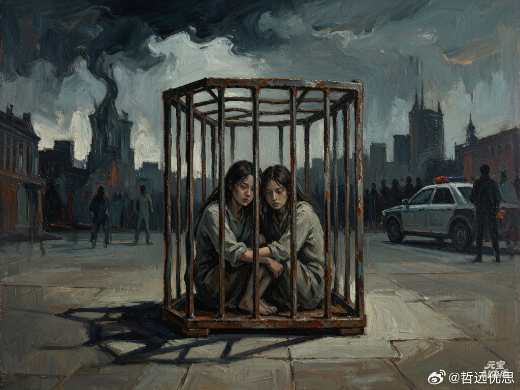 警方通报多人将两女子关铁笼游街这事看得人后背发凉🔥光天化日之下，居然有人把两名