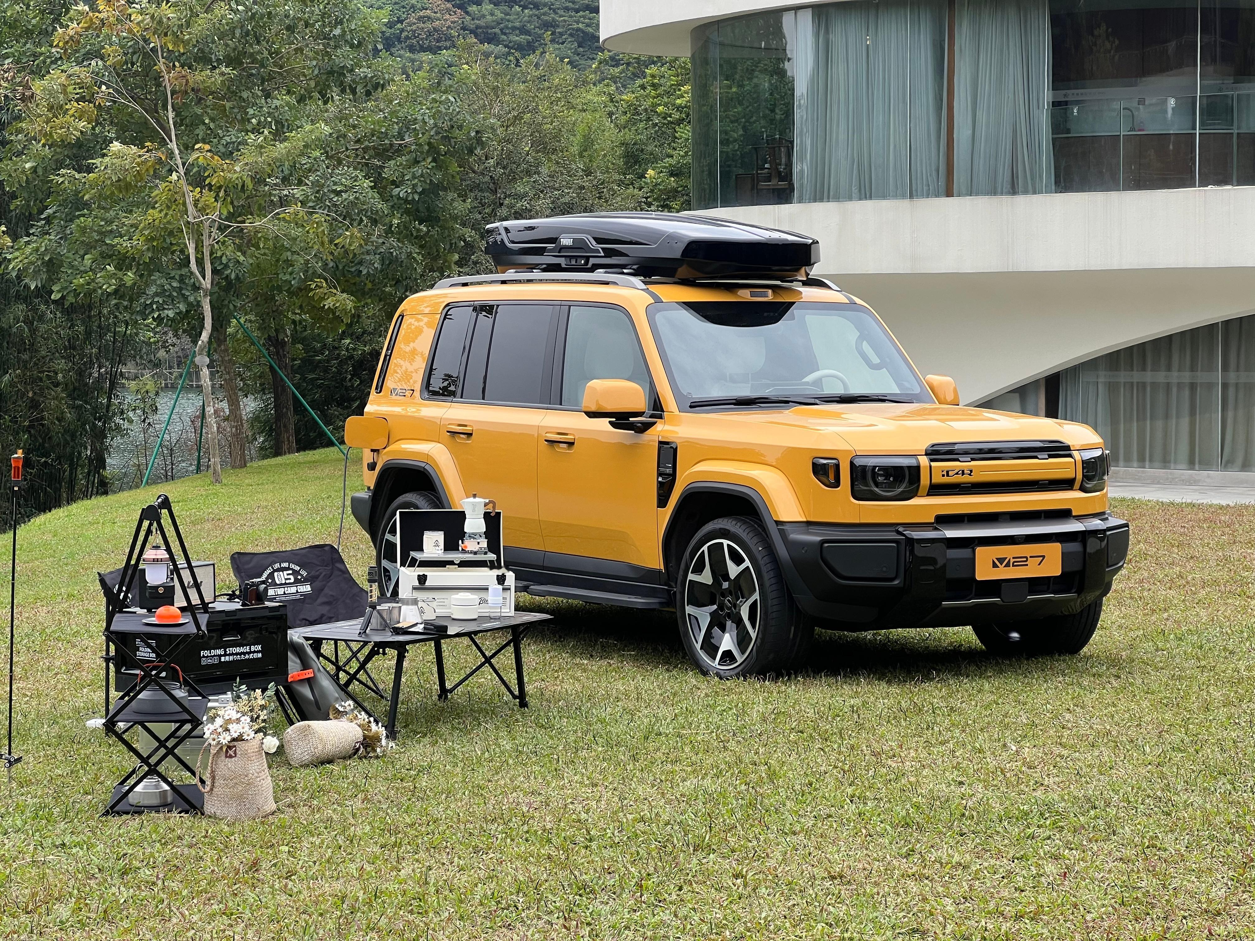 iCAR V27外观感受1. 品牌方很坦诚：这车不是硬派越野。这个实事求是的态度