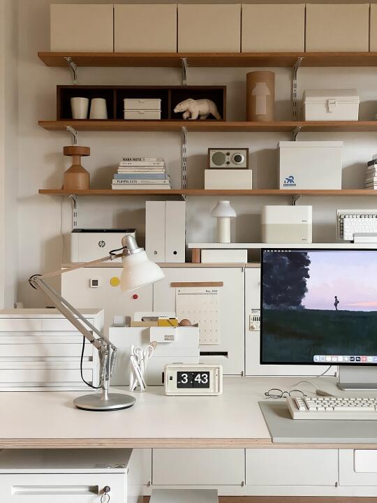 ✨拥有井然有序的理想书房～