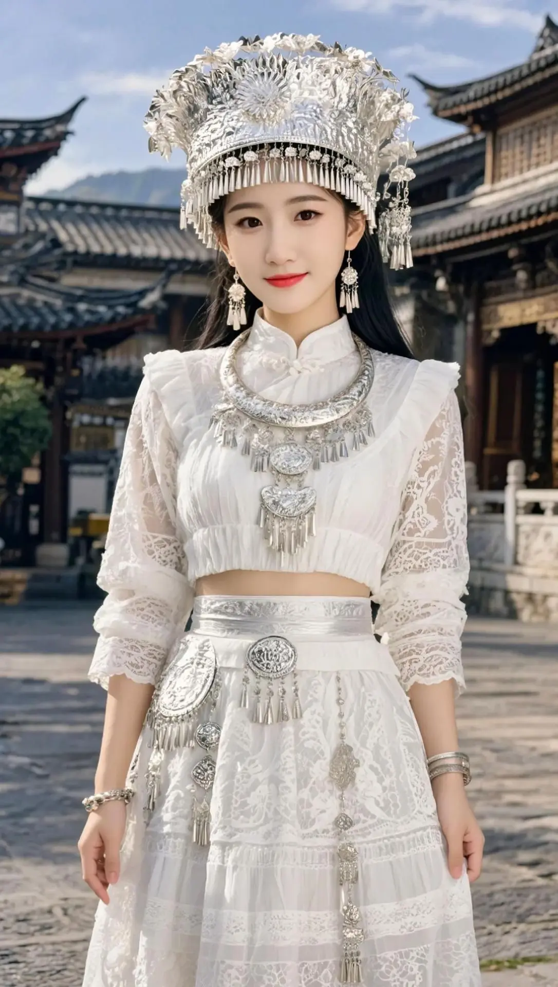 AI苗族写真 ai创作