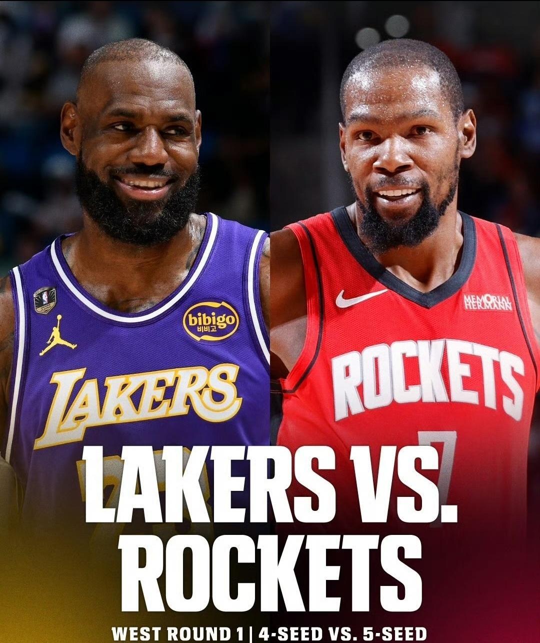 湖人火箭双向奔赴53胜29负！湖人本赛季拿下詹姆斯时代最佳战绩NBA常规赛收官战