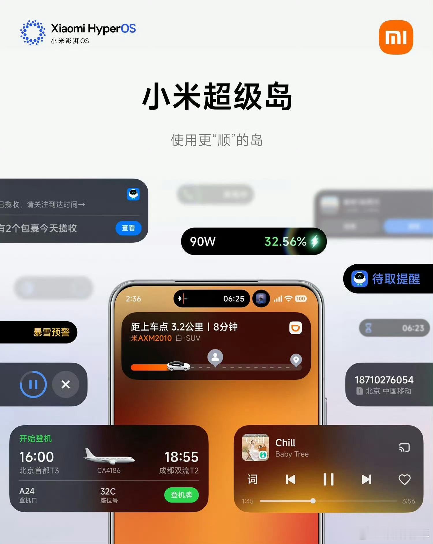 小米发布会[赢牛奶]小米上了岛！哈哈哈哈～这次我觉得对于我最实用的就是跨生态互联