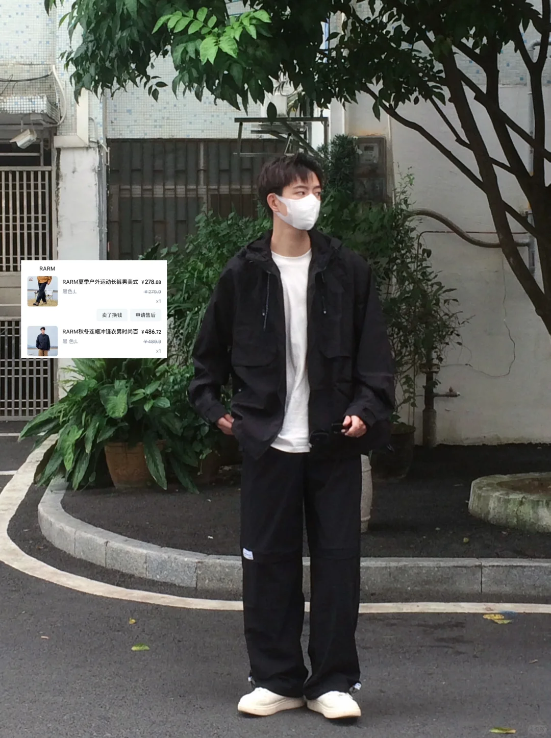 秋季冲锋衣穿搭分享🍂男生这样穿真的很酷