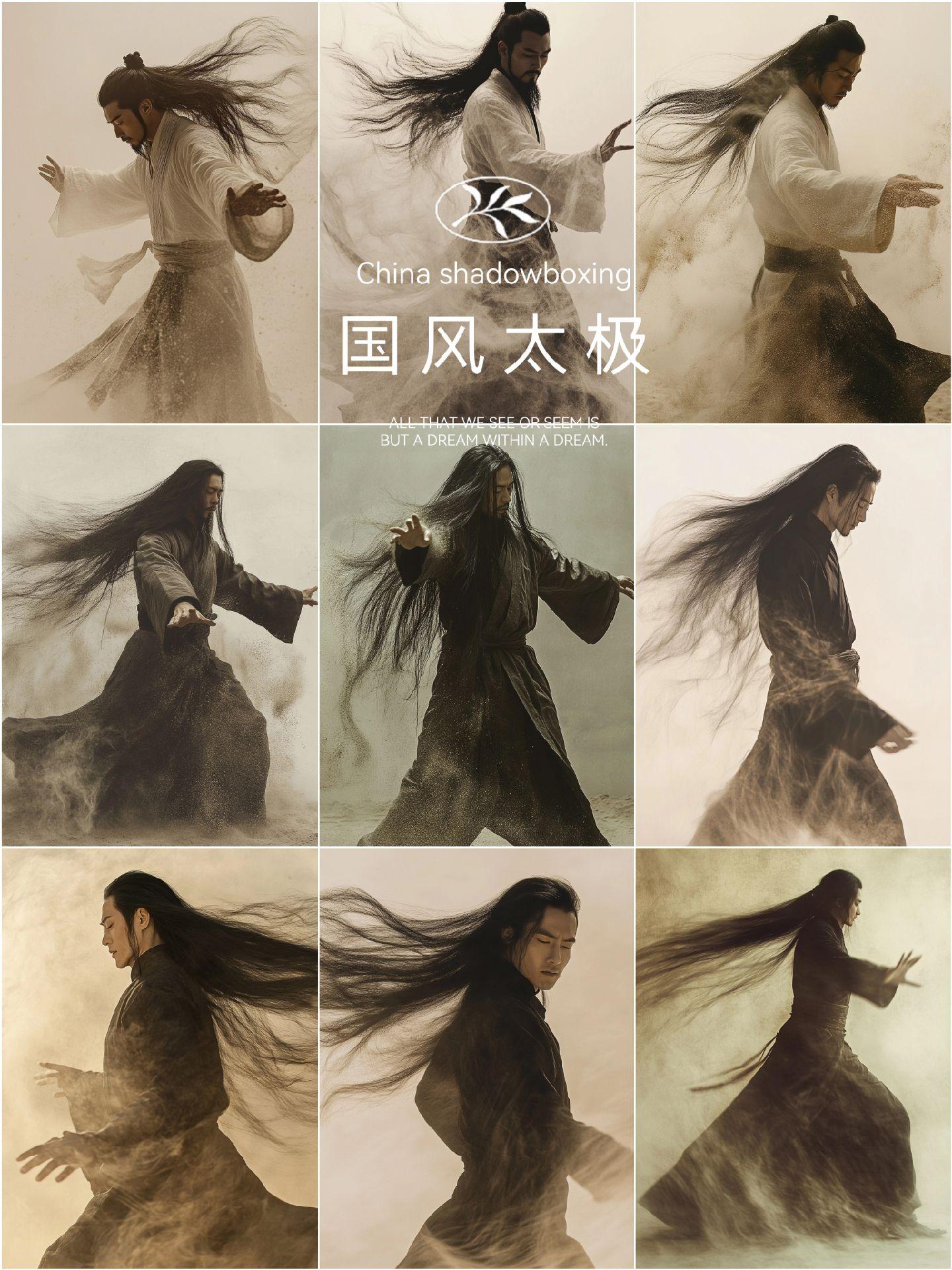 功夫系列“国风太极”太极其根在脚，发于腿，主宰于腰，行于手指，由脚而腿...