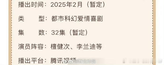 檀健次和李兰迪主演的《滤镜》开启招商了，有押宝的吗？[傻眼][傻眼] 