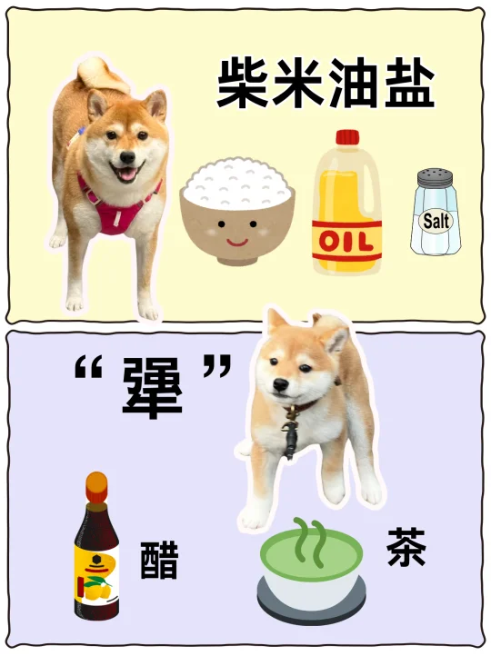 生活就是“柴米油盐酱醋茶”罢了