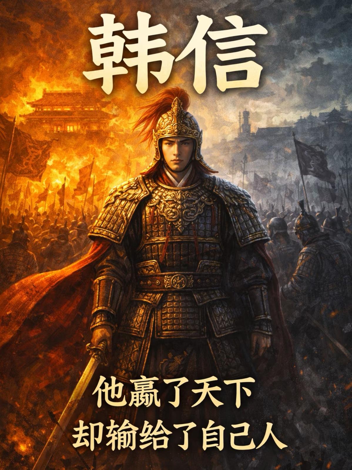韩信这一生最大的失误是什么?
   韩信一生最大的失误，是军事上的天才配上了政治