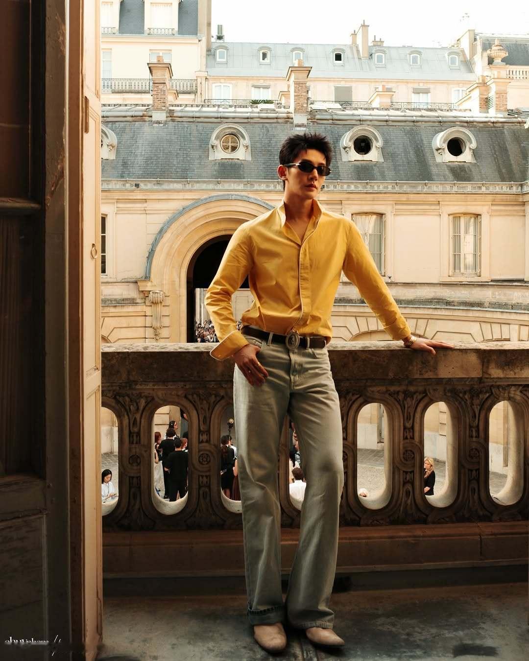 邓为｜Dior 2027夏季男装秀复古滤镜下的闪耀焦点～✨📸摄影：Anh Hu