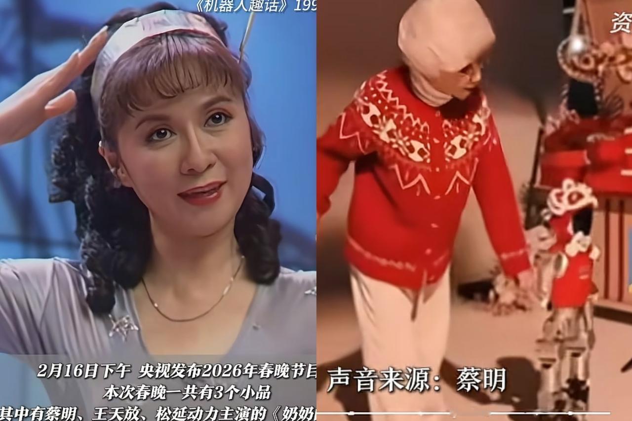 我料到蔡明会来演小品，
也料到机器人会“卷土重来”，
但我万万没想到，这一次居然