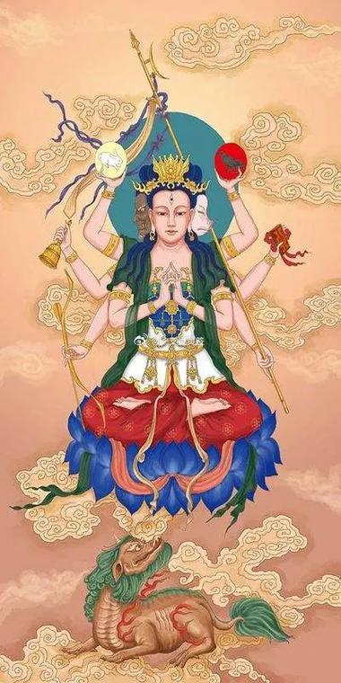 斗姆元君，万星之母。这条福气最稳，转发的人镇得住乱、稳得住运，下半年顺风顺水。祈