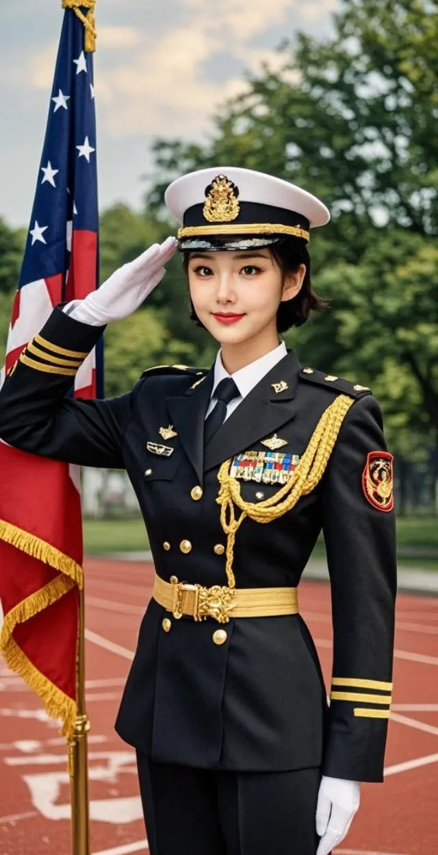 AI护旗英姿