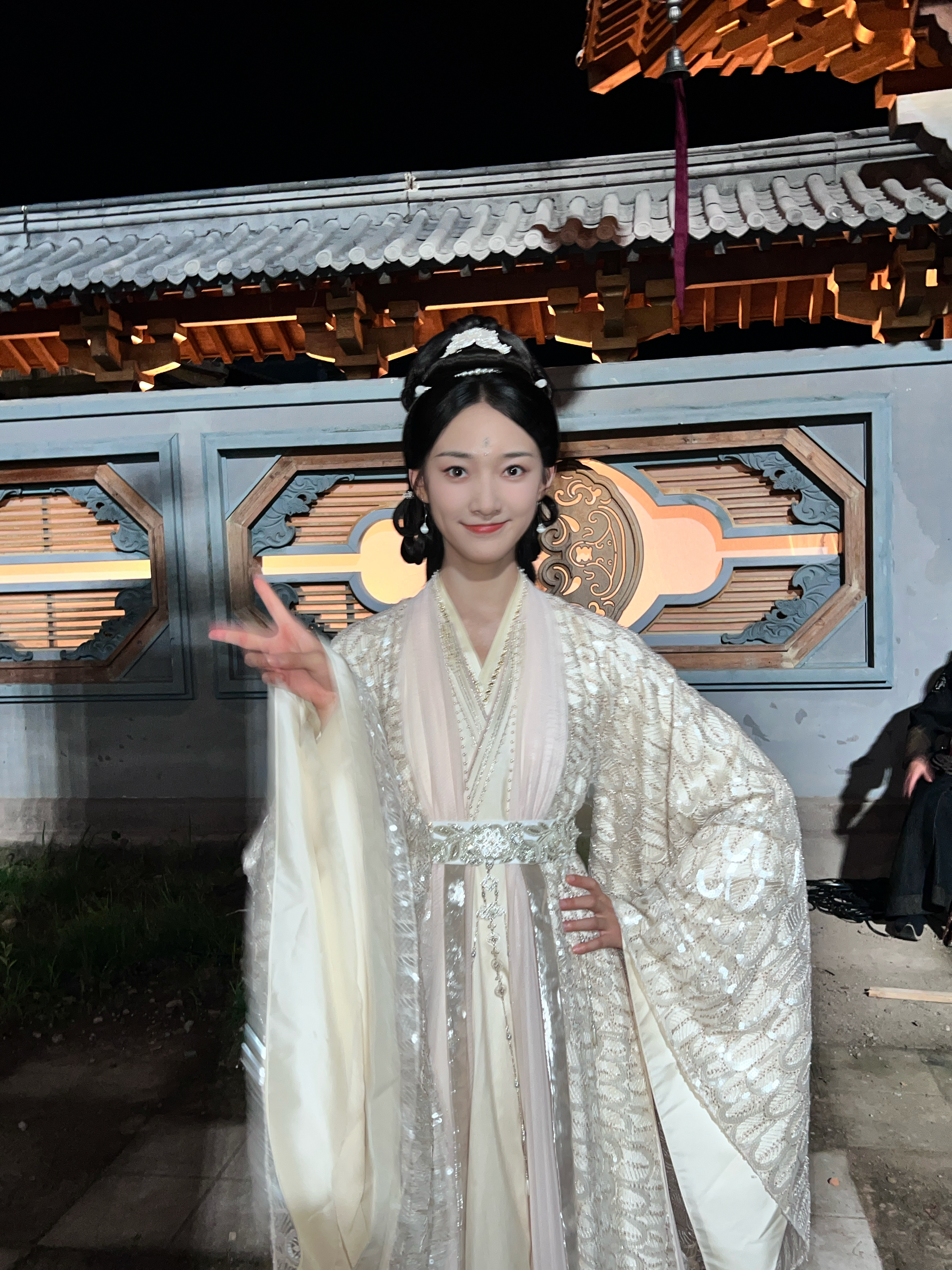 紫宸的片场花絮~凤凰台上伴林同行