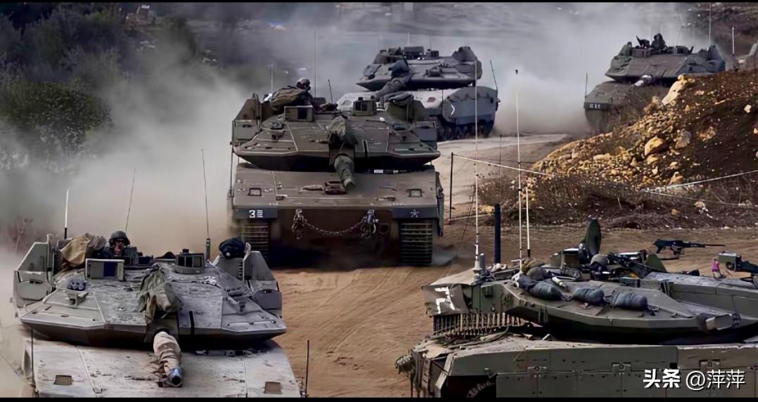 梅卡瓦是以色列国防军标志性主战坦克，主打乘员生存优先，采用发动机前置设计，防护能