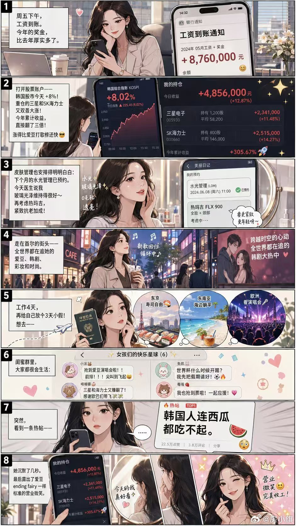 网友做图《韩国人连西瓜都吃不起》 