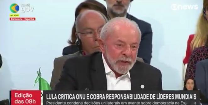 巴西总统卢拉今天呼吁联合国安理会出面阻止特朗普。
“世界上没有任何国家的总统，无