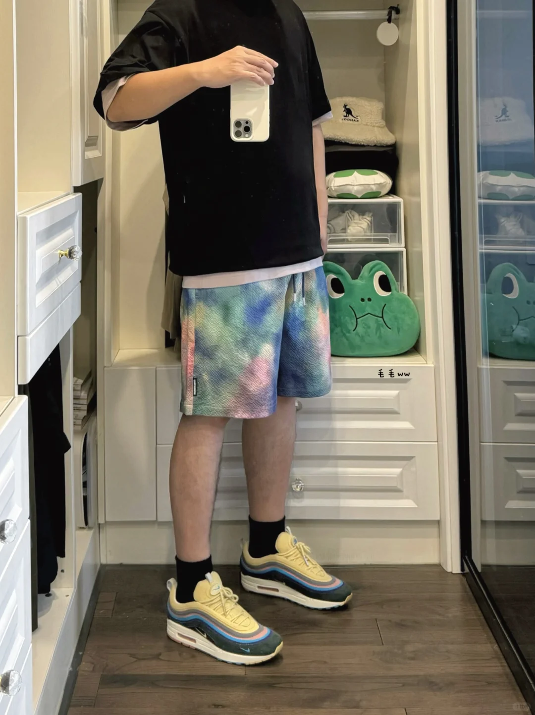 扎染短裤｜多巴胺穿搭