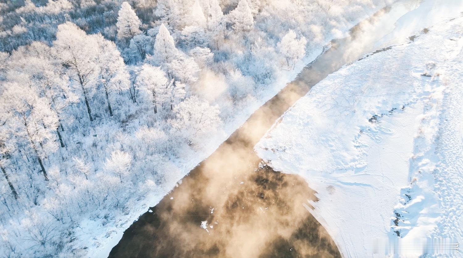 ❄️加格达奇雾凇童话｜闯入水晶宫的南方孩子「凌晨六点零下30度的浪漫」睫毛结出精