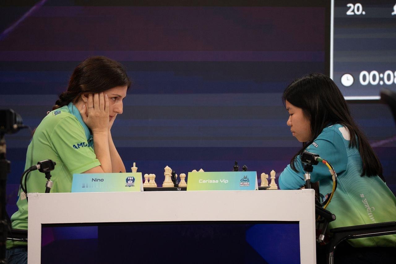 国际象棋 【Tech Mahindra全球国象联赛】第5-8场比赛，涅波领衔的恒