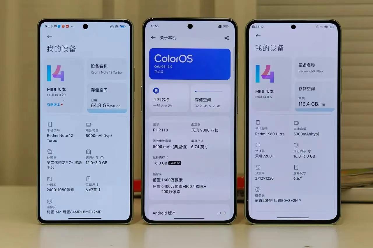 这么看，K60至尊版的边框确实窄了不少，但我更喜欢Note 12 Turbo，它