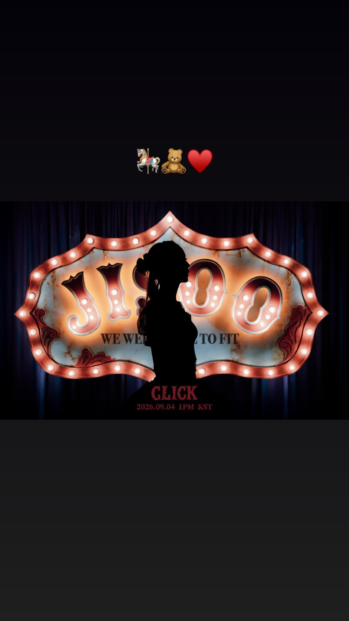 BLACKPINK[超话]  【IG】260827更新回归新曲‘Click’预告