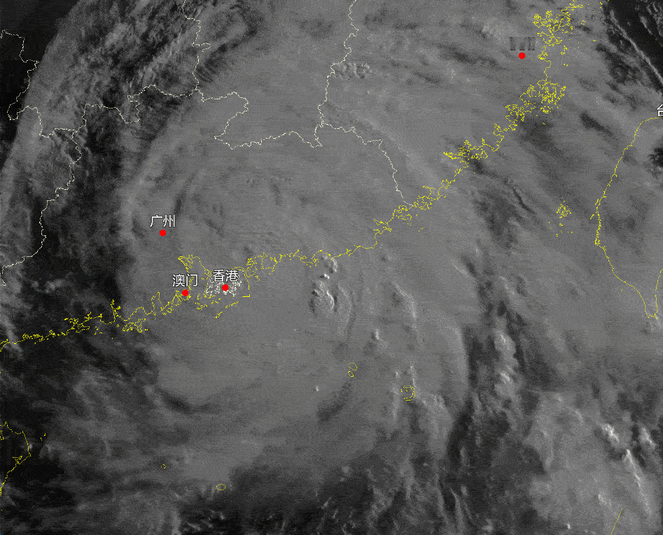 目前，台风“红霞”东侧和南侧的对流较强，汕尾陆丰一带风雨影响大，一定要注意安全！