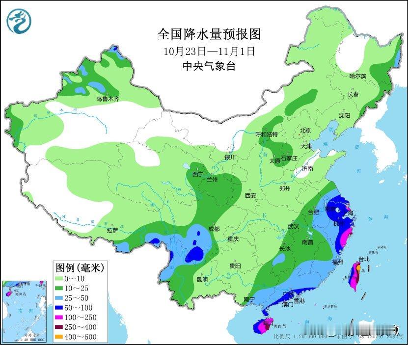 根据中央气象台预报，未来十天我国西南大部阴雨持续，东南沿海地区有较强降雨天气，气