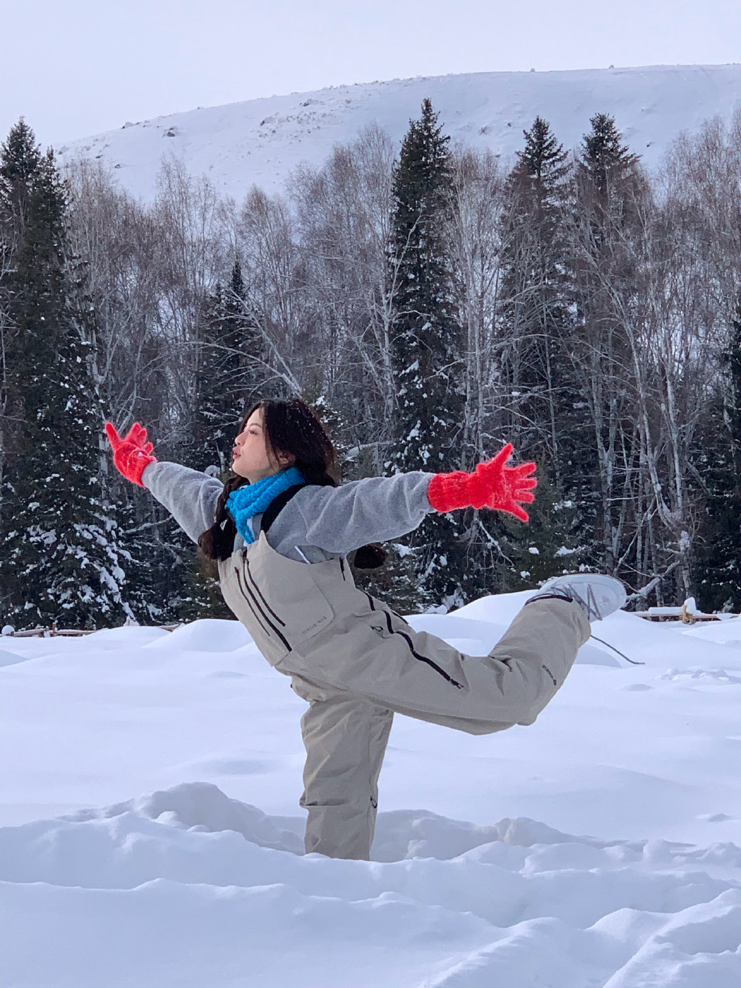 萌萌越驾到！！冬天我们一起打一场雪仗吧杨超越