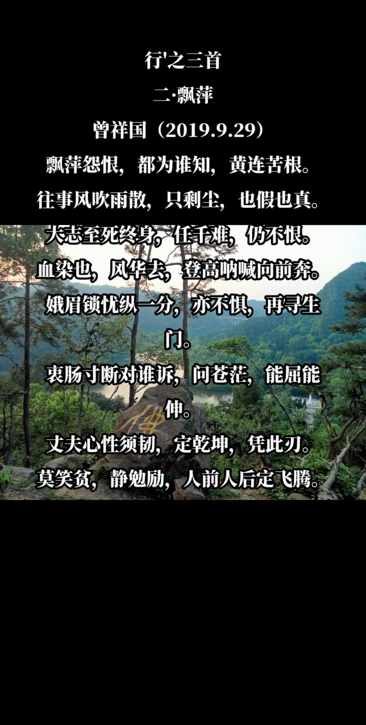 行'之三首
二·飘萍