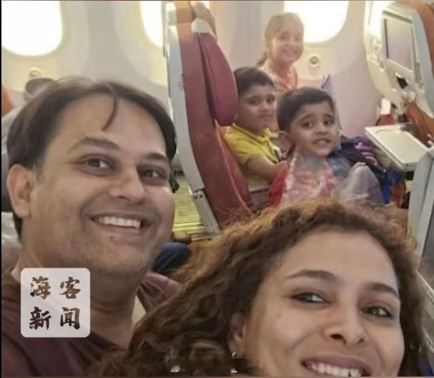 印度一家五口空难前留下最后自拍 妈呀，我直接一个爆哭...[苦涩]本来是想记录美