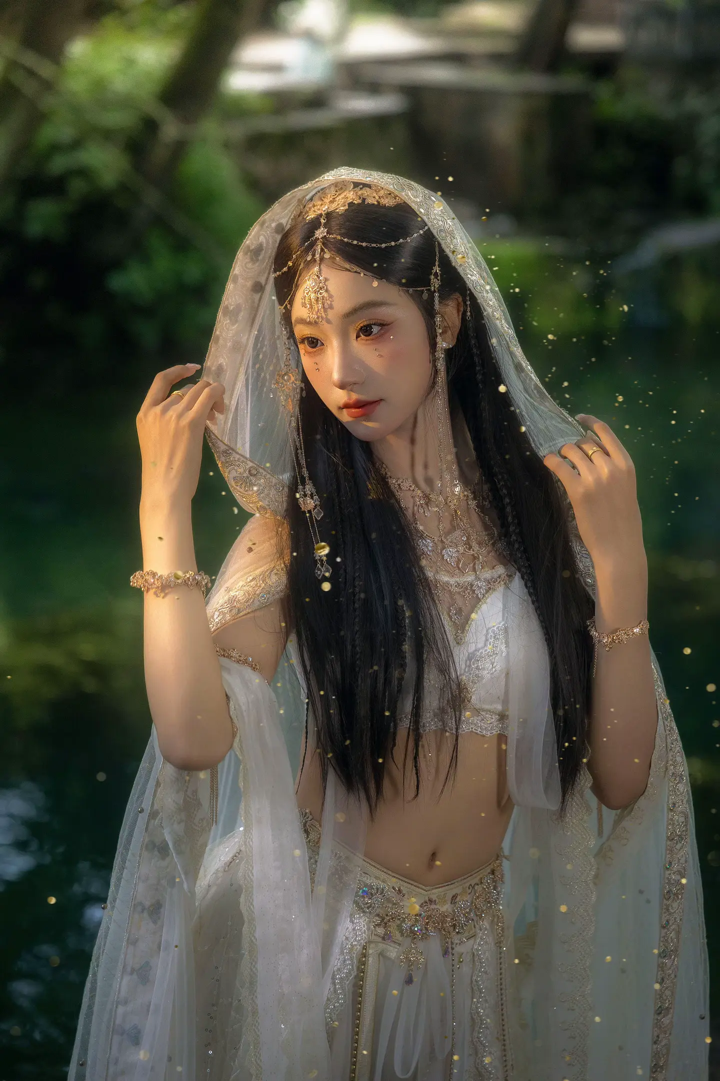 BGM一响西域公主美出新高度了丽江写真