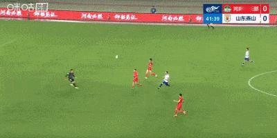河南队0比1山东泰山中超联赛 中超第5轮，山东泰山客场1-0河南队。上半场泽卡失
