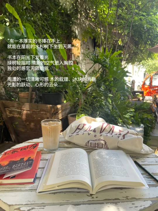 多晒太阳、多看书，幸福就在此刻。